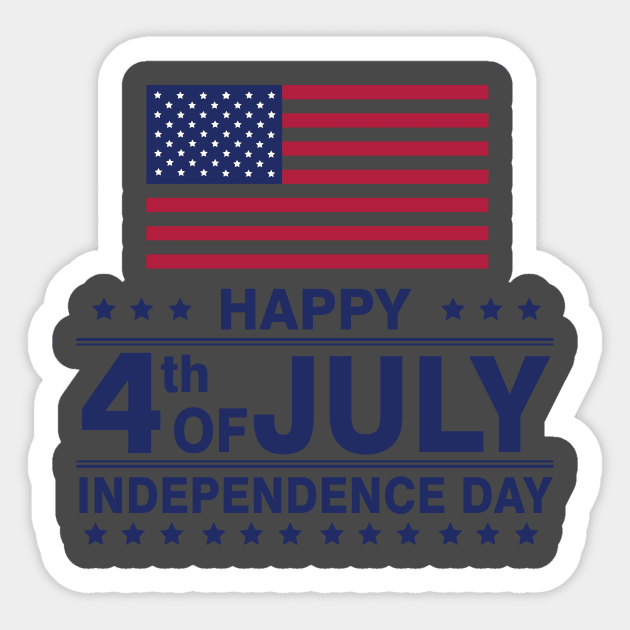 Independence Day Sticker by savy